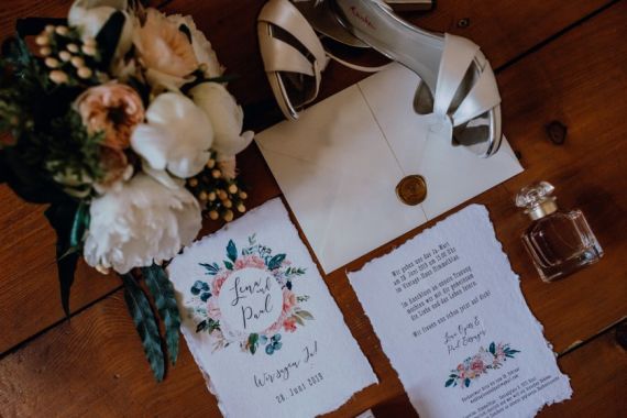 Boho Hochzeit im Himmelblau Rust