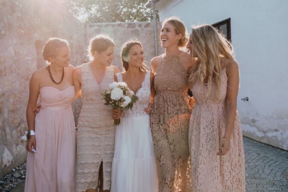 Boho Hochzeit im Himmelblau Rust