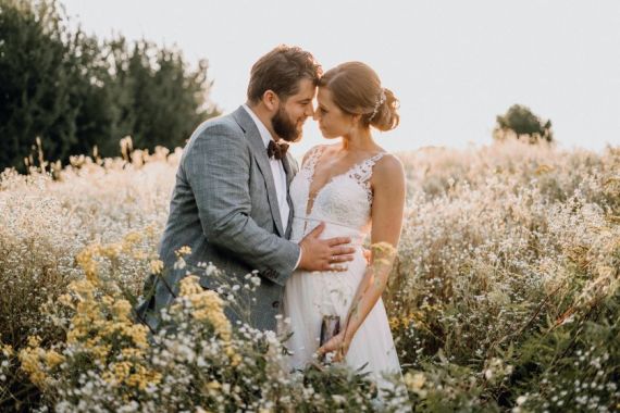 Vintage Hochzeit in der Träumerei