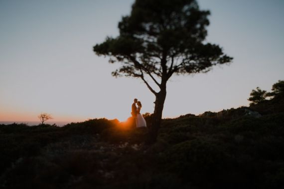Traumhafte Hochzeit am Strand in Griechenland