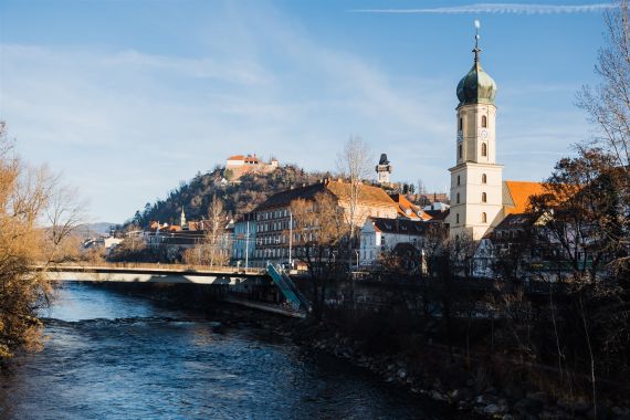 Hochzeit über den Dächern von Graz