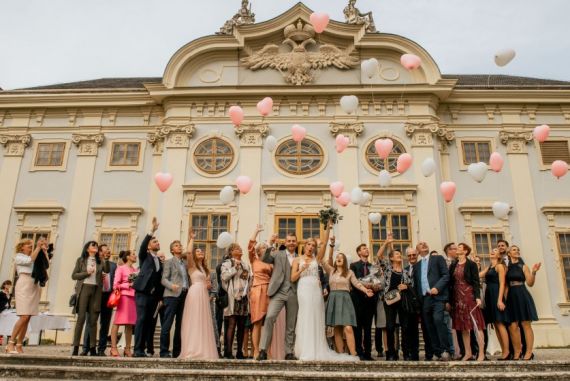Hochzeitsreportage in Burgenland: Schloss-Halbturn