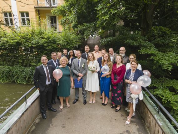 Standesamtliche Trauung in München: Marie & David