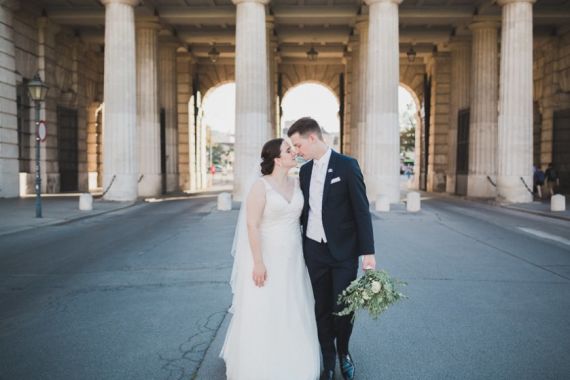 Elegante kleine City Hochzeit im Hotel Sans Souci in Wien