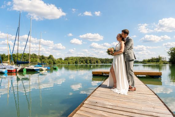 Klassische Hochzeit am See in Paderborn