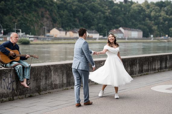 Hochzeitsshooting in Linz an der Donau und in der Altstadt