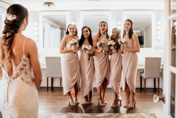 Hochzeitsfotografie - amerikanische Hochzeit mit Entourage in Arizona