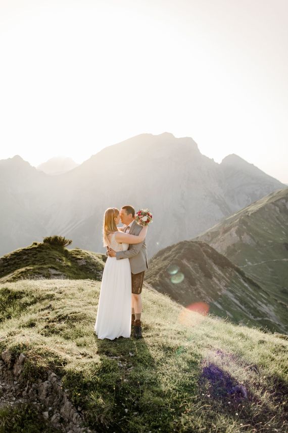 Elopement am Berg - Hochzeit zu zweit am Achensee