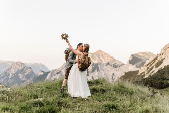 Elopement am Berg - Hochzeit zu zweit am Achensee