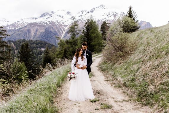 Hochzeit am Berg auf der Stieralm in Nauders 