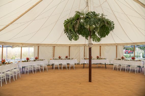 Außergewöhnliche Boho-Exotische Hochzeit