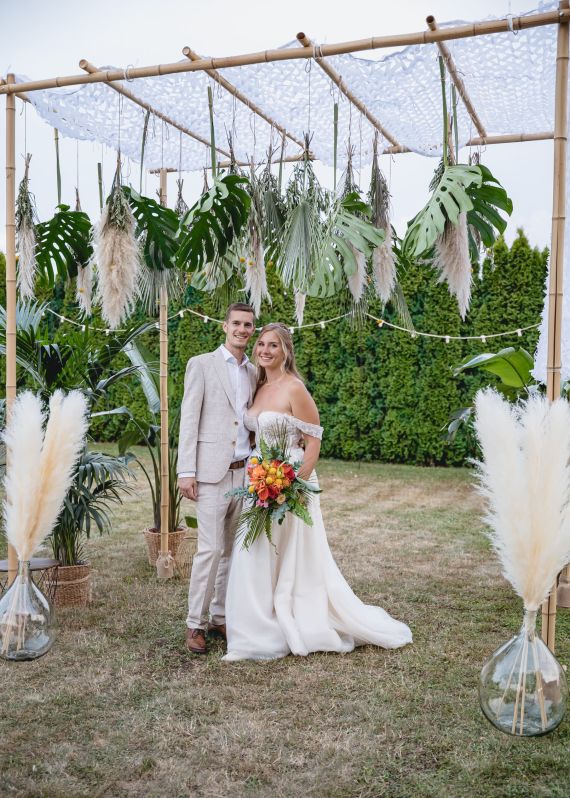 Außergewöhnliche Boho-Exotische Hochzeit