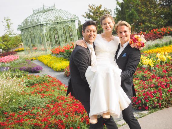 Hochzeitsreportage in Wien: Blumengärten Hirschstetten