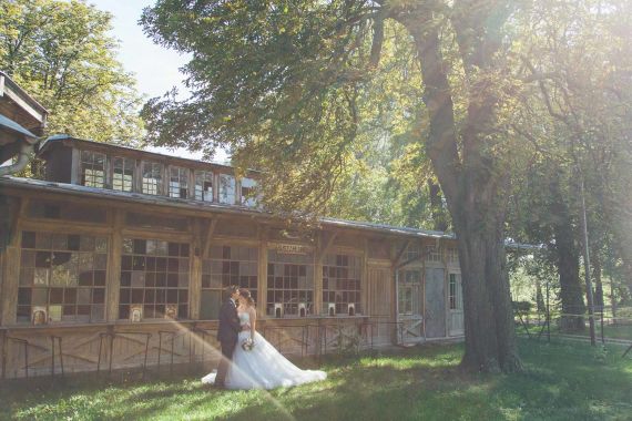 Eine Hochzeit zu Pferd in der Kaiserloge Freudenau
