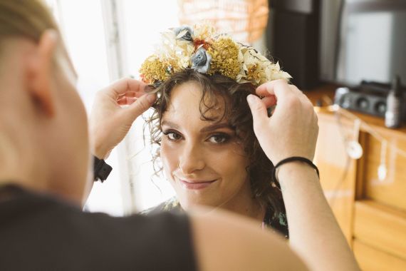 Herbstzauber in Wien: Boho-Hochzeit in der historischen Hermes Villa