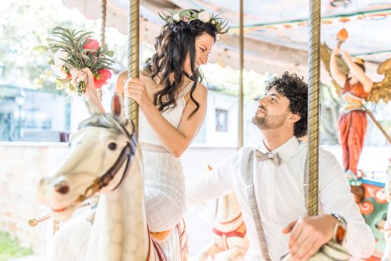 Boho - Hochzeit im Zauber des Ringelspiels!