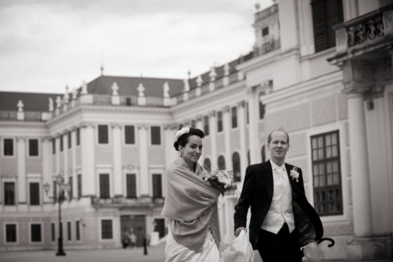 Hochzeitsreportage in Wien: Schloss Schönbrunn