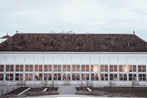 Ein Winter-Boho-traum im Schloss Hof: Liebe im Palmenhaus und Tanz der Herzen in der Orangerie