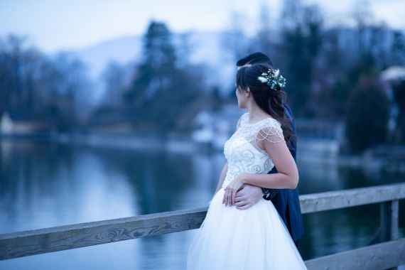 Elegante Hochzeit am Trauensee