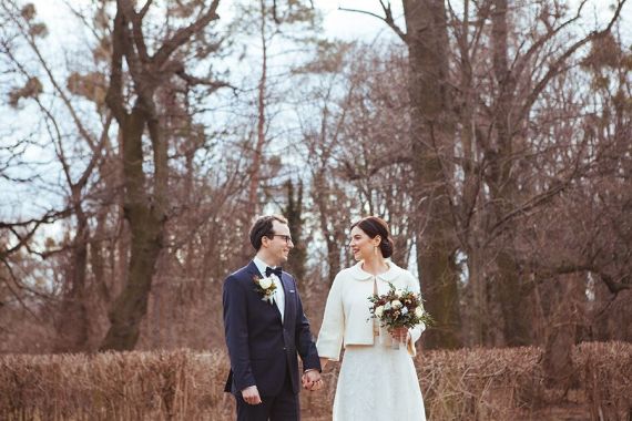 Feierliche Winterhochzeit im Prater