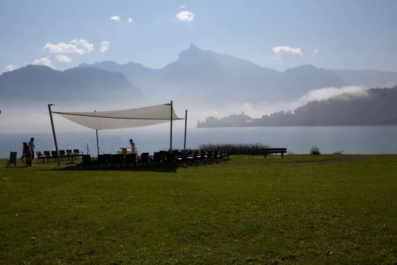Hochzeitsreportage in Oberösterreich: Seecafe Restaurant Spitzvilla
