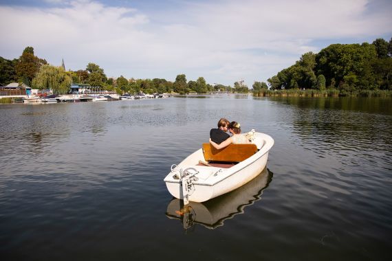 Hochzeit an der Alten Donau in Wien