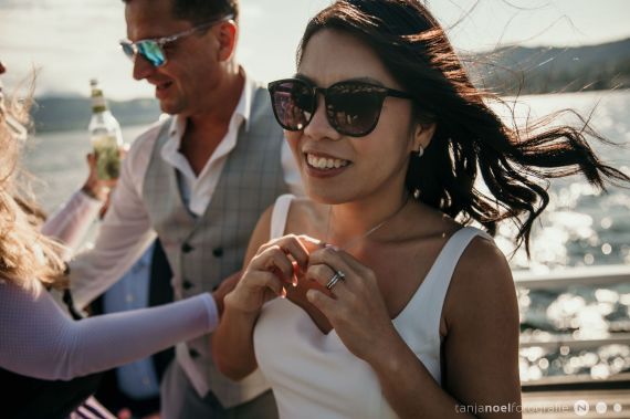 Moderne Traumhochzeit auf einem Schiff!