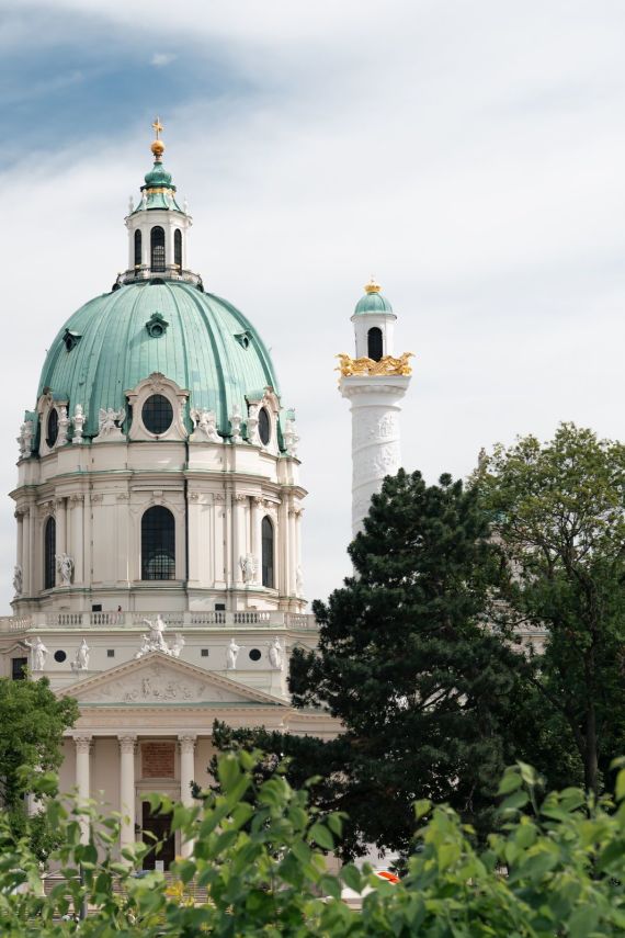 Große Gefühle unter der Kuppel der Karlskirche