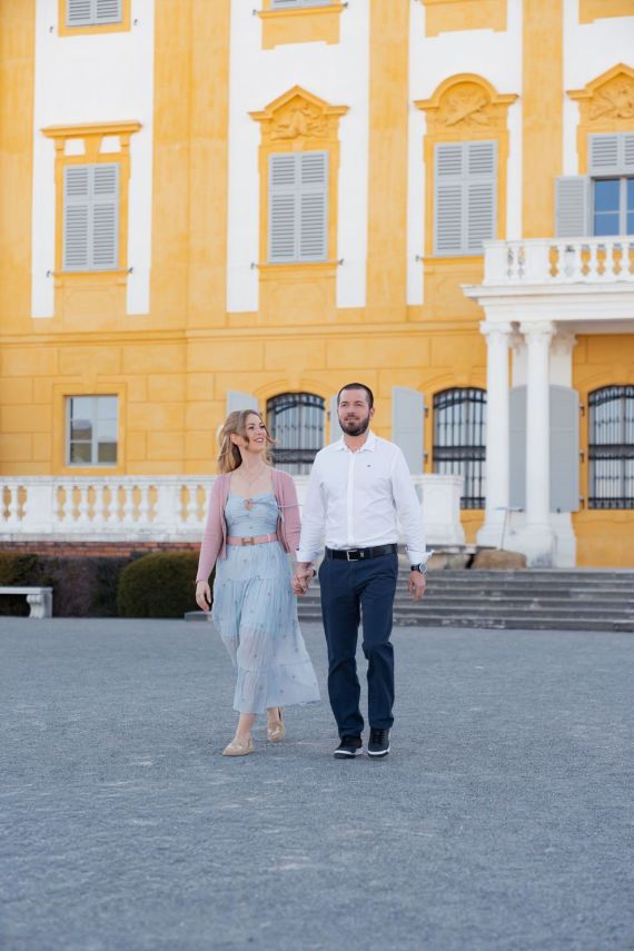 Verlobungsshooting im Schloss Hof