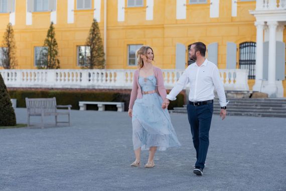 Verlobungsshooting im Schloss Hof