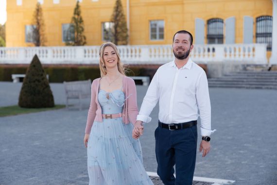 Verlobungsshooting im Schloss Hof