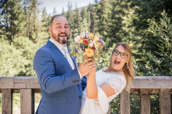 Sommerhochzeit über den Bergen Tirols