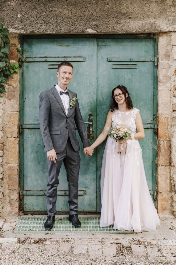 Rustikale Hochzeit in einer Scheune