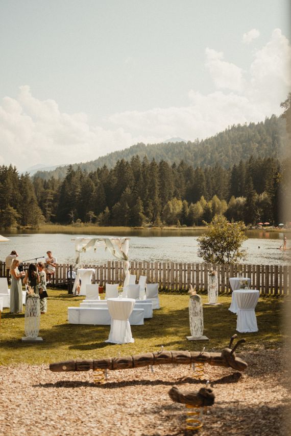 Sommerhochzeit am Wildsee – Strandperle Seefeld in Tirol 