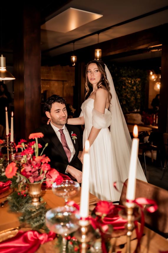 Romantische Winterhochzeit