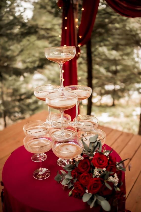 Romantische Winterhochzeit