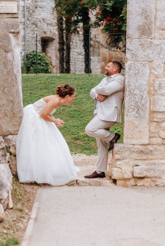 After Wedding Shooting in Poreč, Istrien – Romantische Bilder am Meer in Kroatien