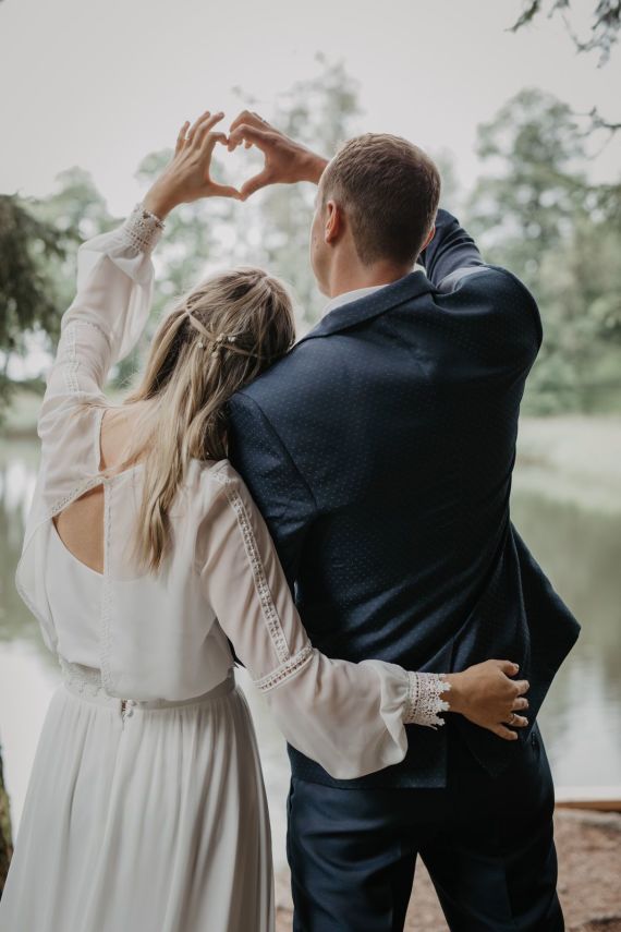 Standesamtliche Hochzeit im Boho Stil