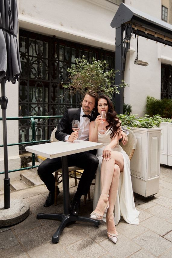 Moderne Hochzeit in Wien