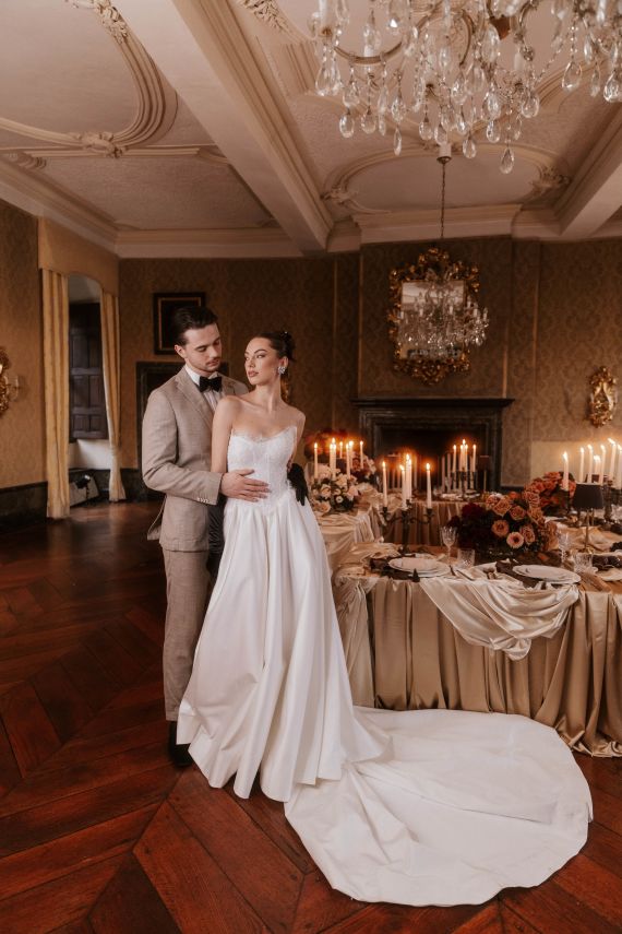 elegantes Styled Shoot im Schloss Evershagen – elegante Hochzeitsinspiration
