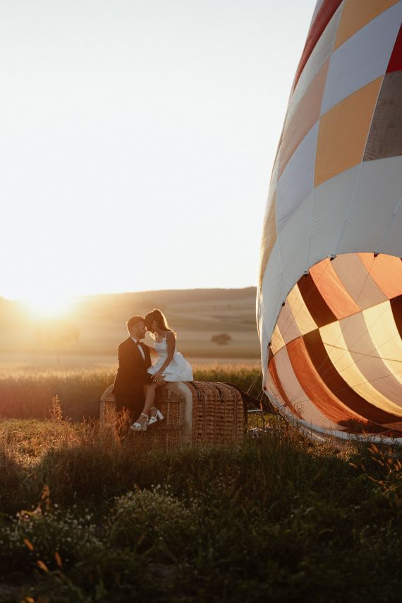 Elopment mit Heißluftballon in Wien