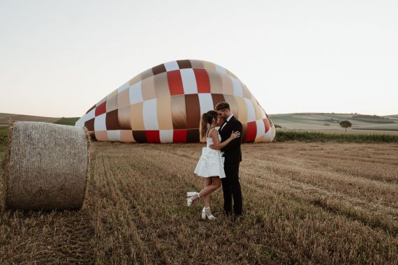 Elopment mit Heißluftballon in Wien