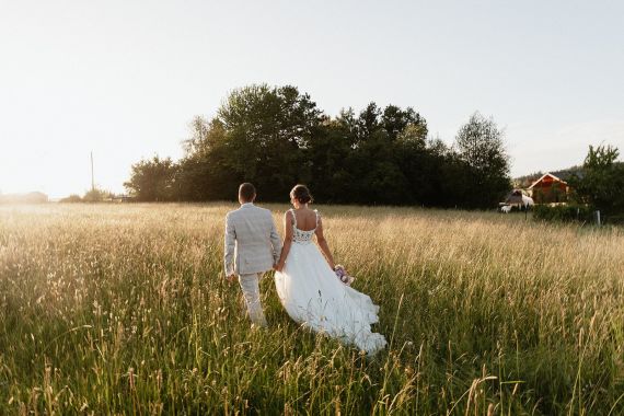 A Colorful Garden Wedding