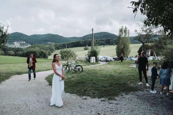 Eine romantische Spätsommerhochzeit in der Wiener Hütte