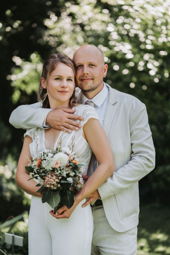 Ein unkonventionelles Hochzeitsfest von Marie und Lukas im 22. Bezirk