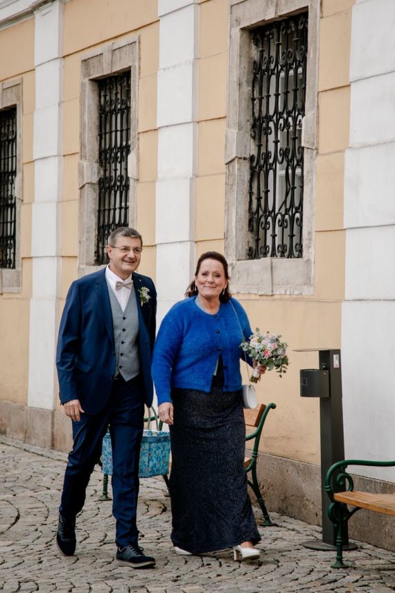 Winterliche Hochzeit in Blau