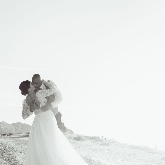 Außergewöhnliches Afterweddingshooting am Gipfel