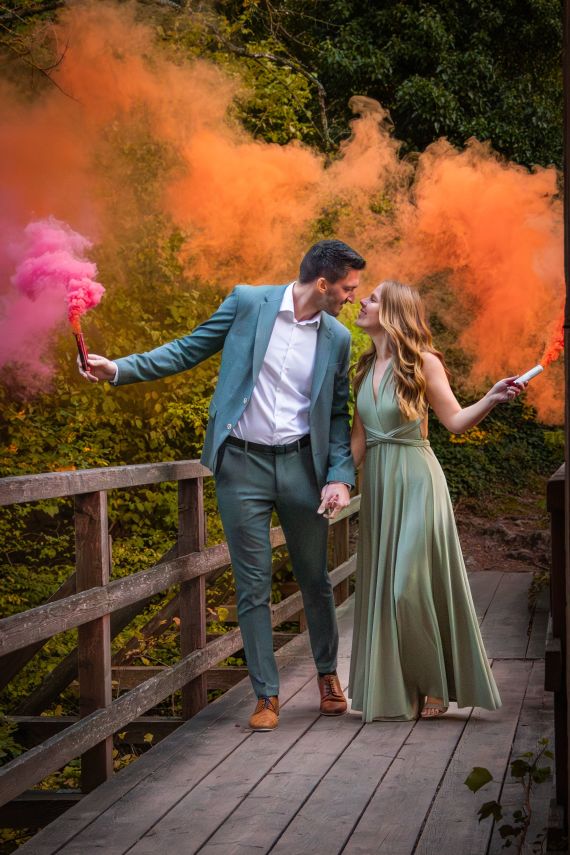 Elegantes & außergewöhnliches Paar-Shooting auf der Burgruine Rauheneck. 
