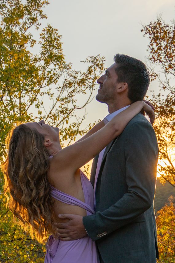 Elegantes & außergewöhnliches Paar-Shooting auf der Burgruine Rauheneck. 