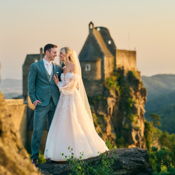 Majestätisch & sagenhaft! Traumhochzeit auf der Burgruine Aggstein